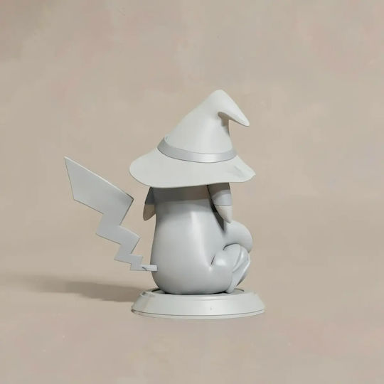 Небоядисана 3D Фигура Pikachu Halloween Files Боядисване DIY Подарък Цветове 20 см 1:8