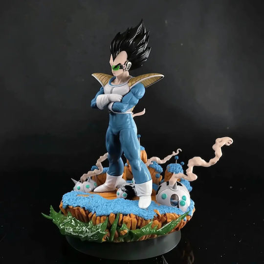 Небоядисана 3D Фигура Vegeta Държащ Dragonball 3D Печат Модели Боядисване DIY Подарък Цветове 20 См 1:8