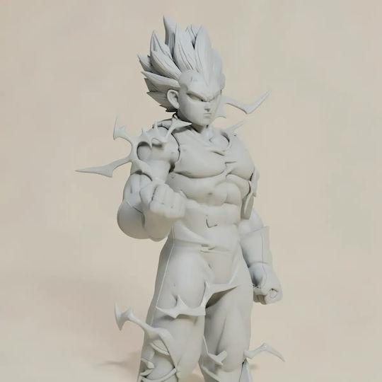 Небоядисана 3D Фигура Majin Vegeta Injury 3D Боядисване DIY Подарък Цветове 15,2 См 1:12