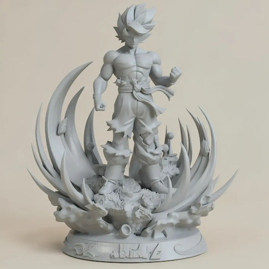 Άβαφη 3d Φιγούρα Goku Namek Various Base Digital Βάψιμο Diy Δώρο Χρώματα 15,2 Cm 1:12