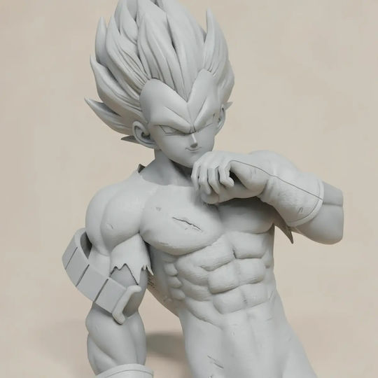 Unpainted 3D Figure Vegeta Ultra Ego Injury 3D Printing Models Painting DIY Gift Colors 20 cm 1:8