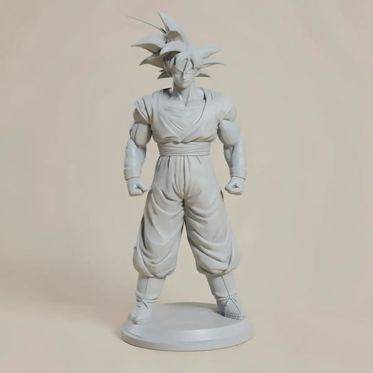 Sammlbare Figur Goku Z Warrior Stehend 3d Druckmodelle Bemalt Diy Geschenk Farben 15,2 Cm 1:12