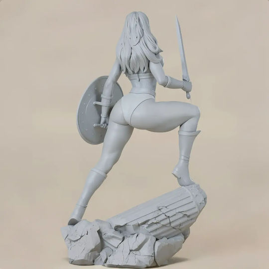 Unpainted 3D Figur Wonder Woman Shield Sword 3D Painting Diy Geschenk Farben 30 Cm 1:6