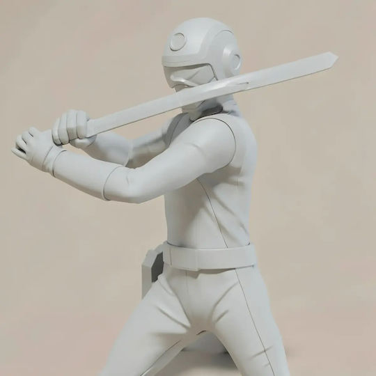iLovePrints Sammelbare Figuren Άβαφη 3d Figur Choushinsei Flashman 3d Druck Modell Rotes Blitzlicht Diy Bemalung Geschenk Farben 30 Cm 1:6