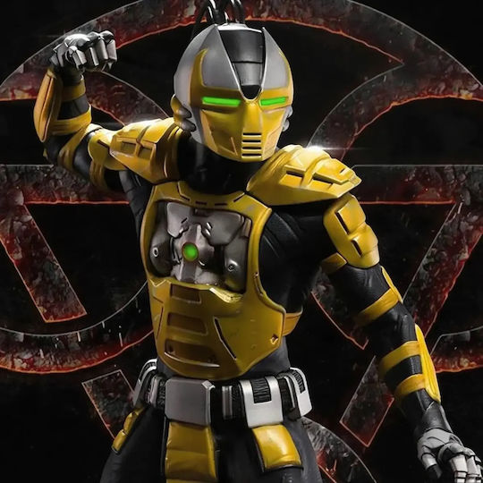 Небоядисана 3D Фигура Cyrax Mortal Kombat Боядисване DIY Подарък Цветове 15,2 см 1:12