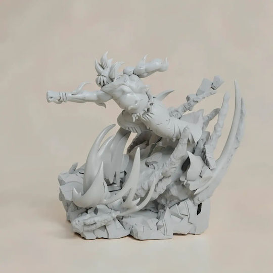 Άβαφη 3D Фигура Dragonball Super Goku Ultra Instinct 3D Печат Модели Боядисване DIY Подарък Цветове 30 см 1:6