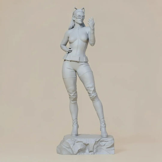 Unbemalte 3d Figur Anne Hathaway Katzenfrau 3d Bemalung Diy Geschenk Farben 15,2 Cm 1:12
