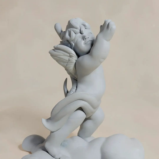 Άβαφη 3d Sammelbare Figur Cupid Weinhalter 3d Modell Skulptur Βάψιμο Diy Δώρο Χρώματα 15,2 Cm 1:12