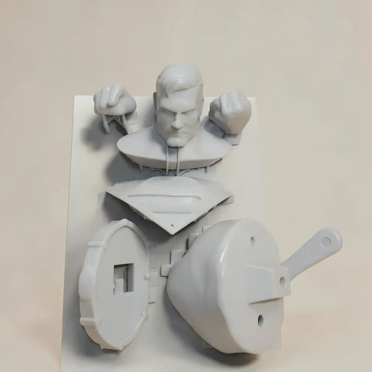 Sammlbare 3d Figur Superman Daily Planet Aus Dc Bemalbar Diy Geschenk Farben 15,2 Cm 1:12