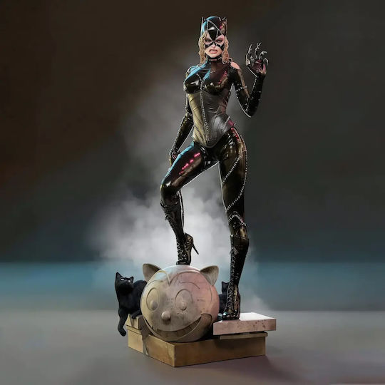 Unpainted 3D Sammelbare Figur Catwoman Michelle Cat 1 4 Bemalung Diy Geschenk Farben 20 Cm 1:8
