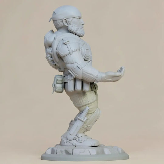 Άβαφη 3d Sammelbare Figur Marcu Fenix Joystick Basis 3d Βάψιμο Diy Δώρο Χρώματα 20 Cm 1:8