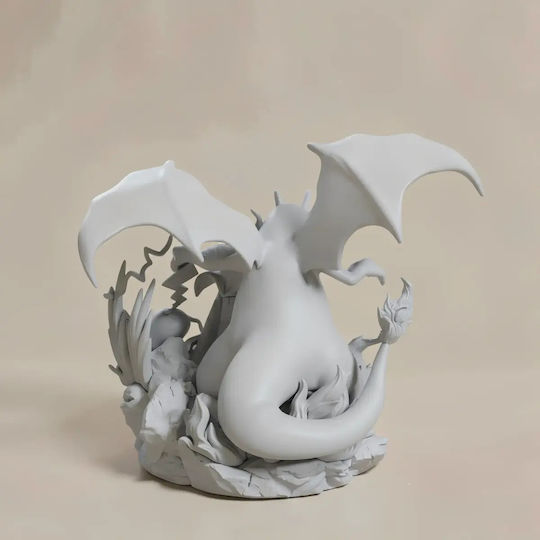 Άβαφη 3d Φιγούρα Red Pokemon Digital Sculpture Βάψιμο Diy Δώρο Χρώματα 20 Cm 1:8