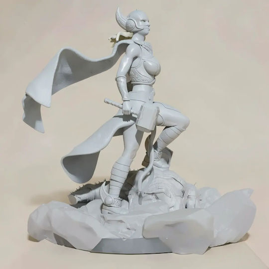 Unpainted 3D Figure Jane Foster As Thor Painting Diy Gift Colors 20 Cm 1:8