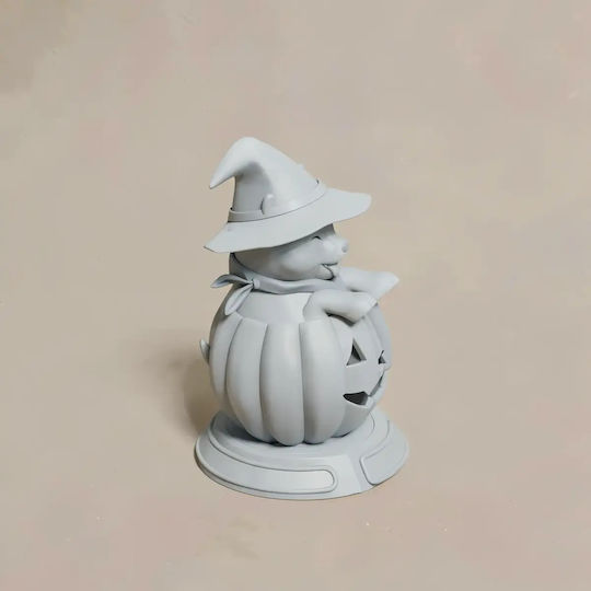 Άβαφη 3d Фигура Shiba Halloween Files Боядисване Diy Подарък Цветове 20 См 1:8