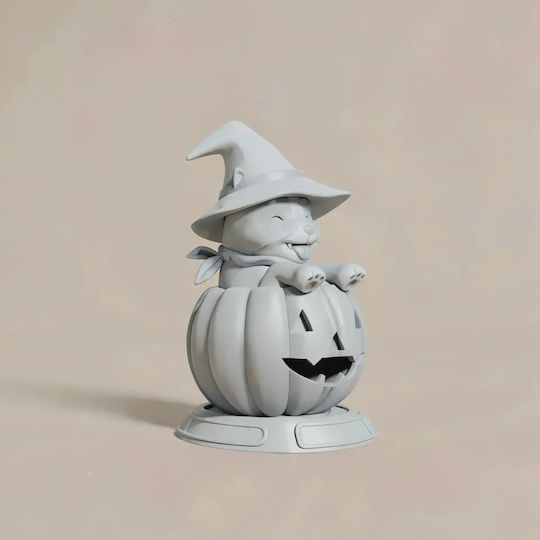 Άβαφη 3d Фигура Shiba Halloween Files Боядисване Diy Подарък Цветове 20 См 1:8