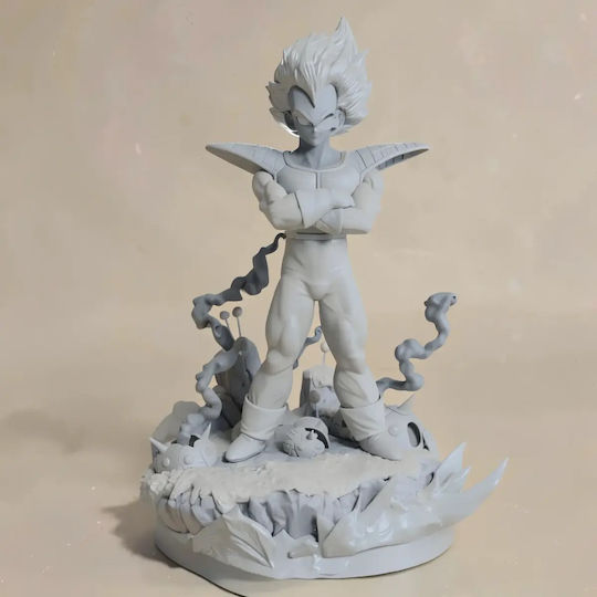 Небоядисана 3D Фигура Vegeta Holding Dragonball 3D Печат Модели Боядисване DIY Подарък Цветове 15,2 См 1:12