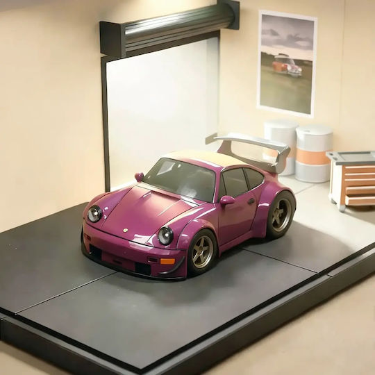 Άβαφη 3d Sammelbare Figuren Modell Kit Car Porsche 964 Rwb Bemalung Diy Geschenk Farben 15,2 Cm 1:12