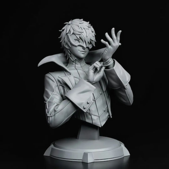 Άβαφη 3D Фигура Жокер Persona 5 Ръкавица Бюст 3D Боядисване Направи Си Сам Подарък Цветове 30 См 1:6
