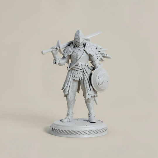 Небоядисана 3D Фигура Savage Wolf 32мм 3D Боядисване DIY Подарък Цветове 30 см 1:6