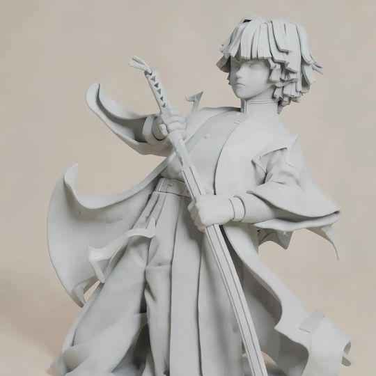iLovePrints Sammelbare Figuren Abgebaute 3d Figur Zenitsu Stand Nah Auge 3d Bemalt Diy Geschenk Farben 15,2 Cm 1:12