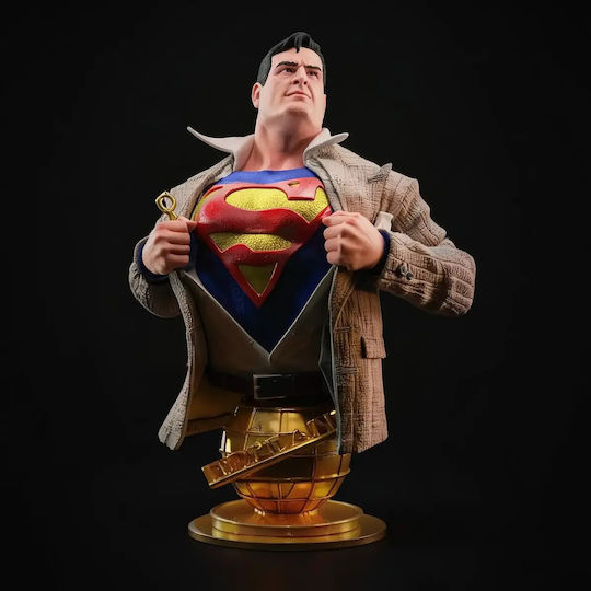 Unpainted 3D Figure Superman Bust From DC Painting DIY Gift Colors 20 Cm 1:8