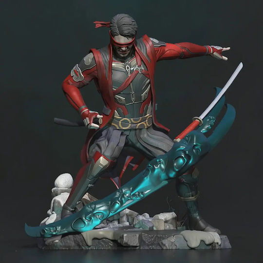 Άβαφη 3D Фигура Kenshi Mortal Kombat Скулптури 3D Печат Боядисване DIY Подарък Цветове 30 см 1:6