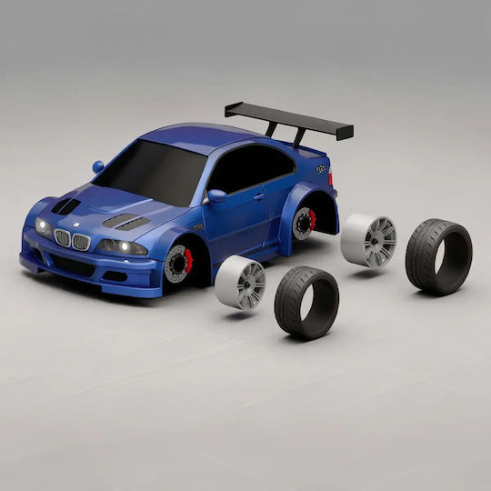 iLovePrints Sammelbare Figuren 3d Figur Modell Kit Car Bmw M3 Gtr E46 Bemalung Diy Geschenk Farben 30 Cm 1:6