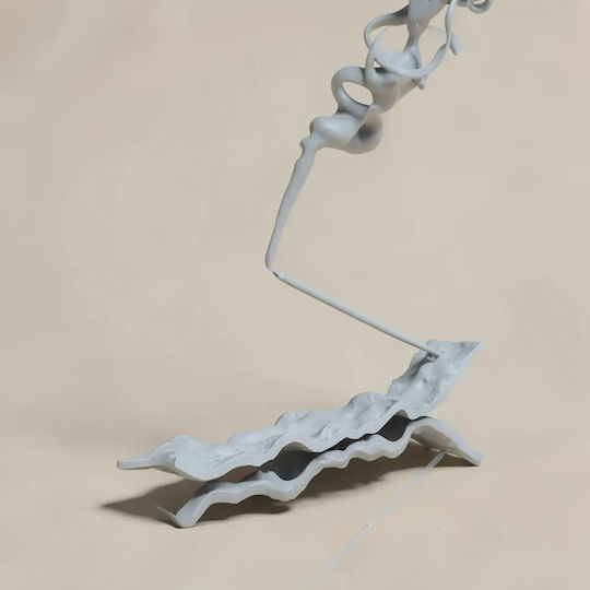Άβαφη 3d Φιγούρα Super Basic Crumpled Calm Incense Holder Βάψιμο Diy Δώρο Χρώματα 30 Cm 1:6