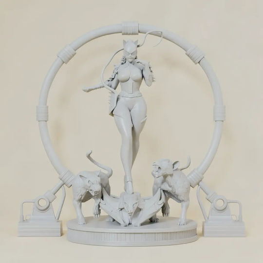 Unpainted 3d Figur Catwoman Vampire Hunter Bemalung Diy Geschenk Farben 30 Cm 1:6