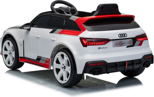 Audi RS 6 Avant GT 4x4 One-Seater with Remote Control Licensed 12 Volt White for 1+ Years