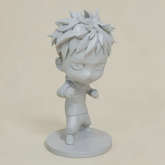 Небоядисана 3D Фигура Yuji Itadori Chibi Jujutsu Kaisen 3D Модел Боядисване DIY Подарък Цветове 20 См 1:8