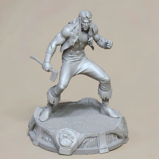 Небоядисана 3D Фигура Nightwolf Mortal Kombat 3D Модел Боядисване DIY Подарък Цветове 15,2 См 1:12