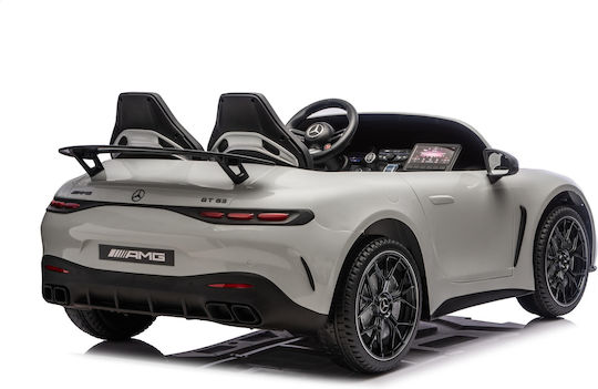 Mercedes AMG GT3 Διθέσιο με Τηλεκοντρόλ Licensed 24 Volt Γκρι για 2+ Ετών