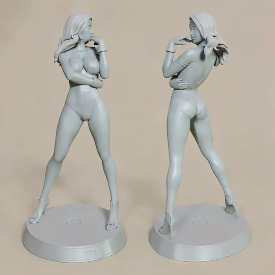 Unpainted 3D Figur Wonder Woman Pin Up 3D Bemalung Diy Geschenk Farben 30 Cm 1:6