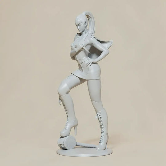 Άβαφη 3d Sammelbare Figuren Punchline Stand On Hammer Basis Diy Δώρο Χρώματα 15,2 Cm 1:12