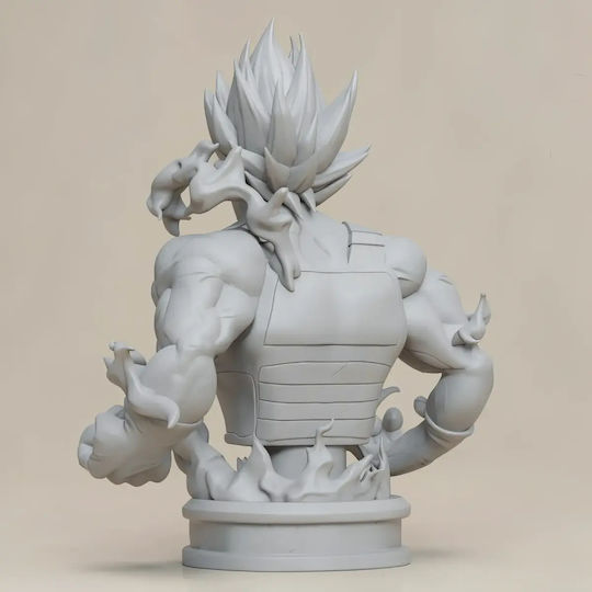Небоядисана 3D Фигура Vegeta Hakaishin Бюст 3D Боядисване DIY Подарък Цветове 30 см 1:6
