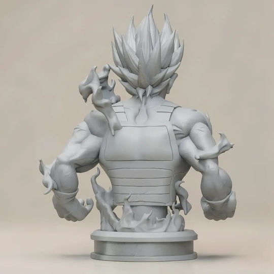 Небоядисана 3D Фигура Vegeta Hakaishin Бюст 3D Боядисване DIY Подарък Цветове 30 см 1:6