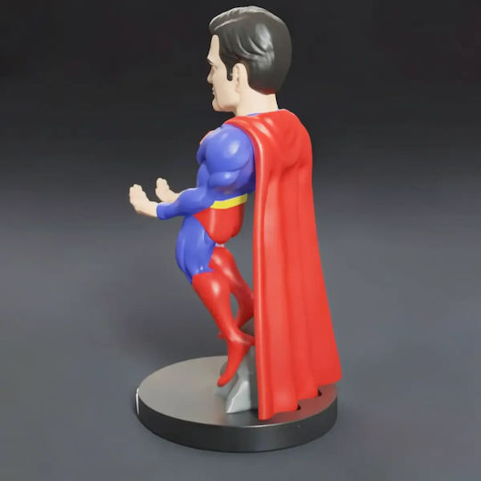 iLovePrints Sammelbare Figuren Superman 3D Figur Joystick Holder Basis Diy Bemalung Geschenk Farben 20 Cm 1:8