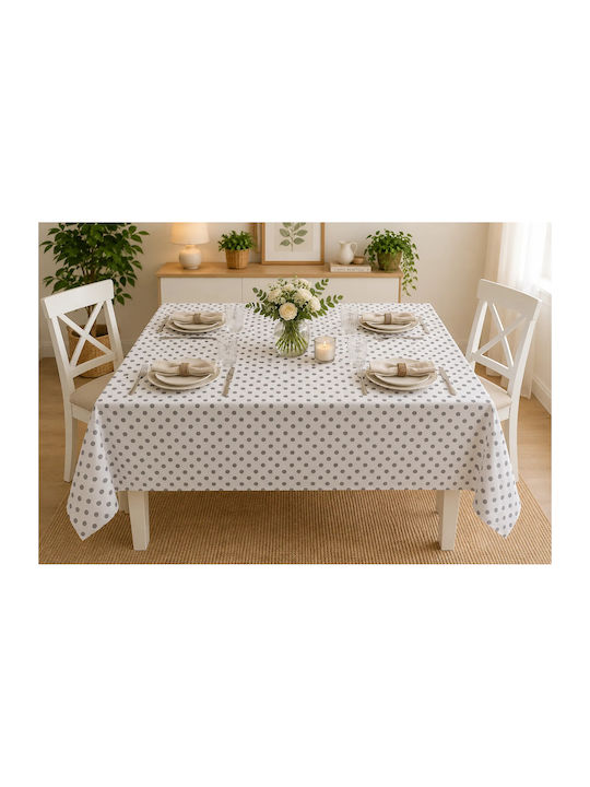 NufJoy Fleckabweisendes Tischtuch Set Blossom 140x180cm