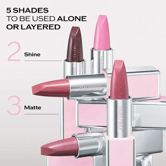 Shiseido Technosatin Velvet Lipstick Pink Shade 03 Peach Pink Volume G 3.3