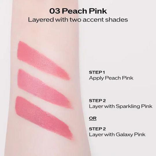 Shiseido Technosatin Velvet Lipstick Pink Shade 05 Galaxy Pink Weight G 3.3