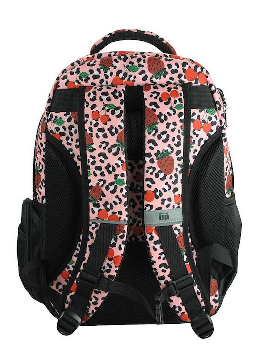Back Me Up Fashion Bear School Backpack for Elementary with Water Bottle Holder Multicolour 40L 30 x 28 x 48cm