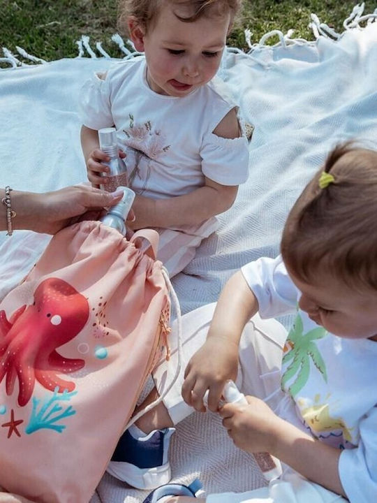 Sassi Junior Χταποδάκι Σχολική Τσάντα Πλάτης Νηπιαγωγείου Ροζ