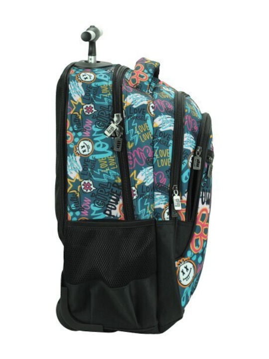 Back Me Up More Love Schulranzen Trolley Grundschule Mehrfarbige