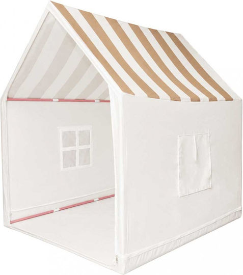 ikonka Play Tent Little House Beige for 3 Years and Up