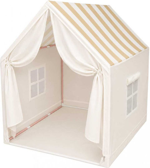 ikonka Play Tent Little House Beige for 3 Years and Up
