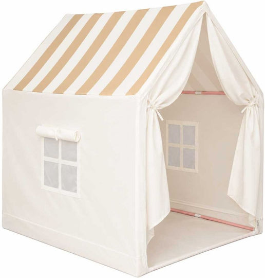 ikonka Play Tent Little House Beige for 3 Years and Up