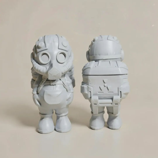 Sammlbare Figuren Basic Hazmat Suit Airpod Case Holder Βάψιμο Diy Δώρο Χρώματα 15,2 Cm 1:12