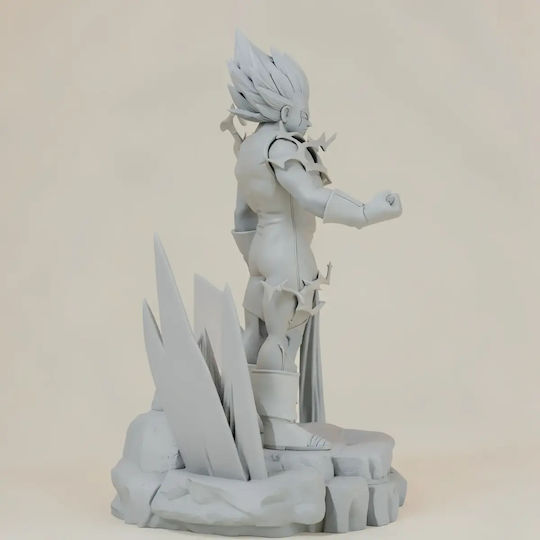 Небоядисана 3D Фигура Majin Vegeta Injury 3D Боядисване DIY Подарък Цветове 30 см 1:6