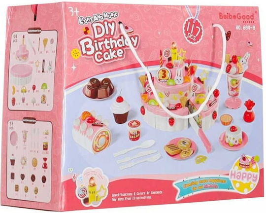 ikonka Pretend Play Toy for 3+ Years 117pcs